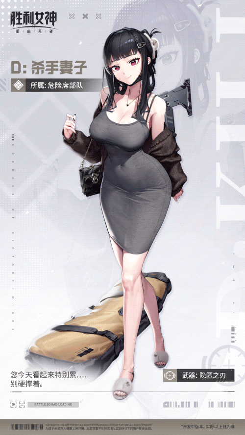 妮姬介绍 | D：杀手妻子