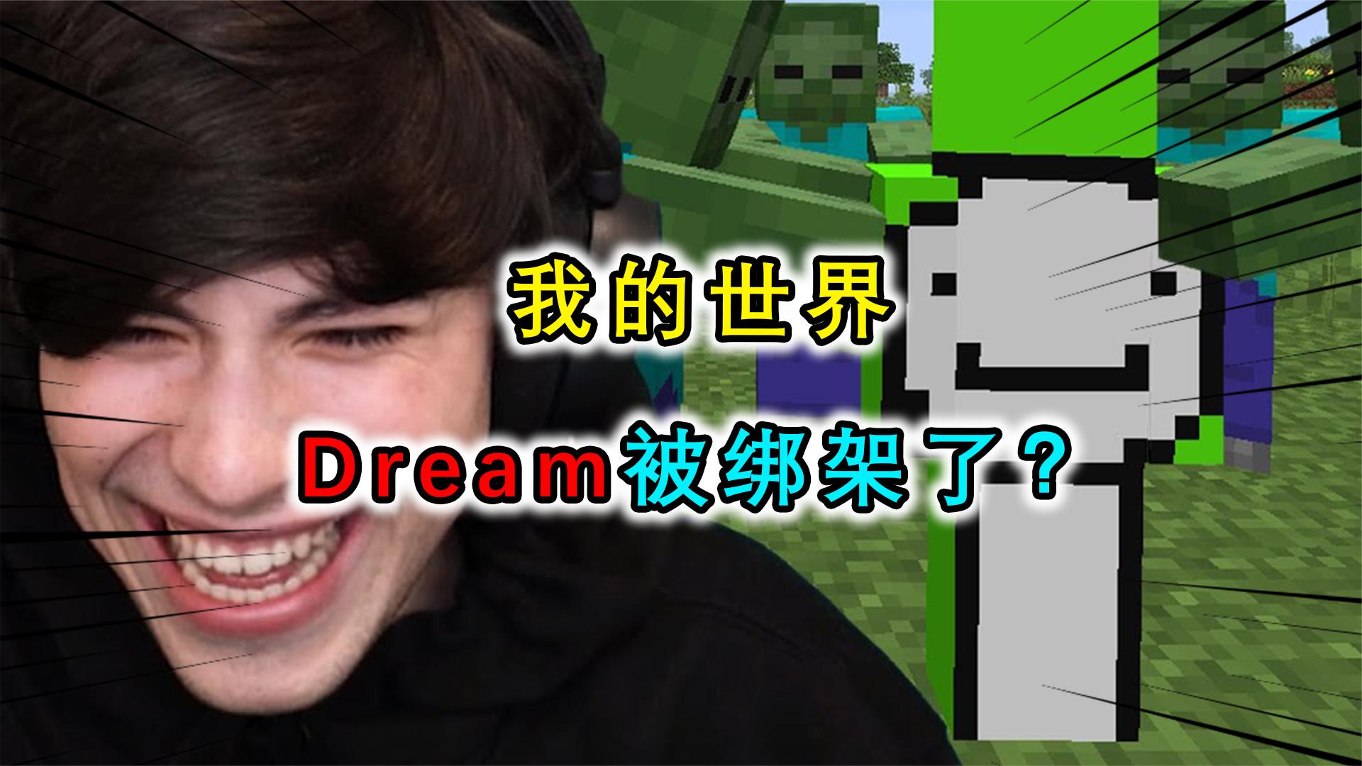 我的世界：Dream被绑架了？蜘蛛扛着人就跑，末影人还会带人瞬移