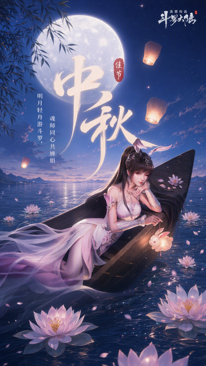 中秋壁纸丨祝各位魂师中秋快乐~