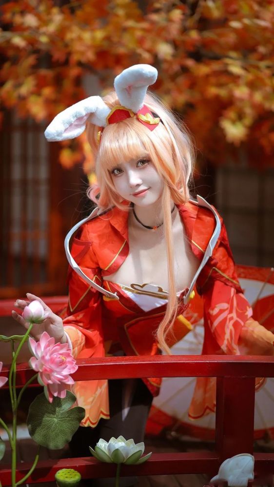 cos:王者荣耀阿离老婆cos正片