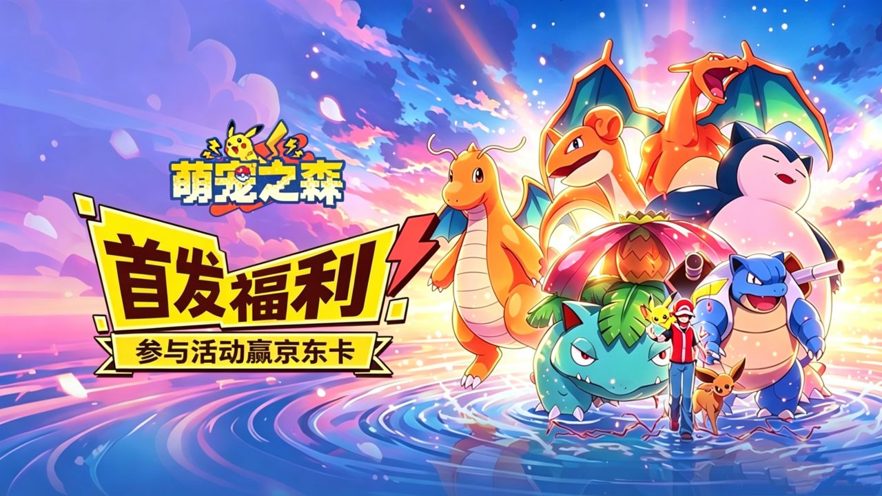 《萌宠之森》与你并肩冒险，参与活动赢京东卡！