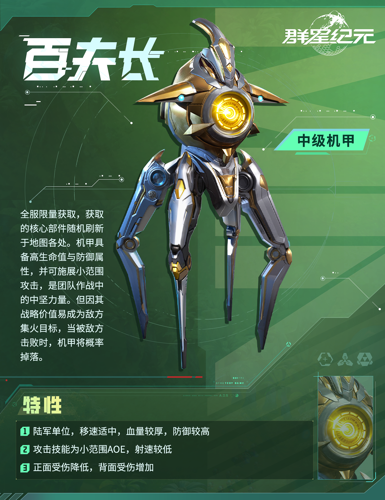 新星情报丨三大远古机甲即将苏醒！
