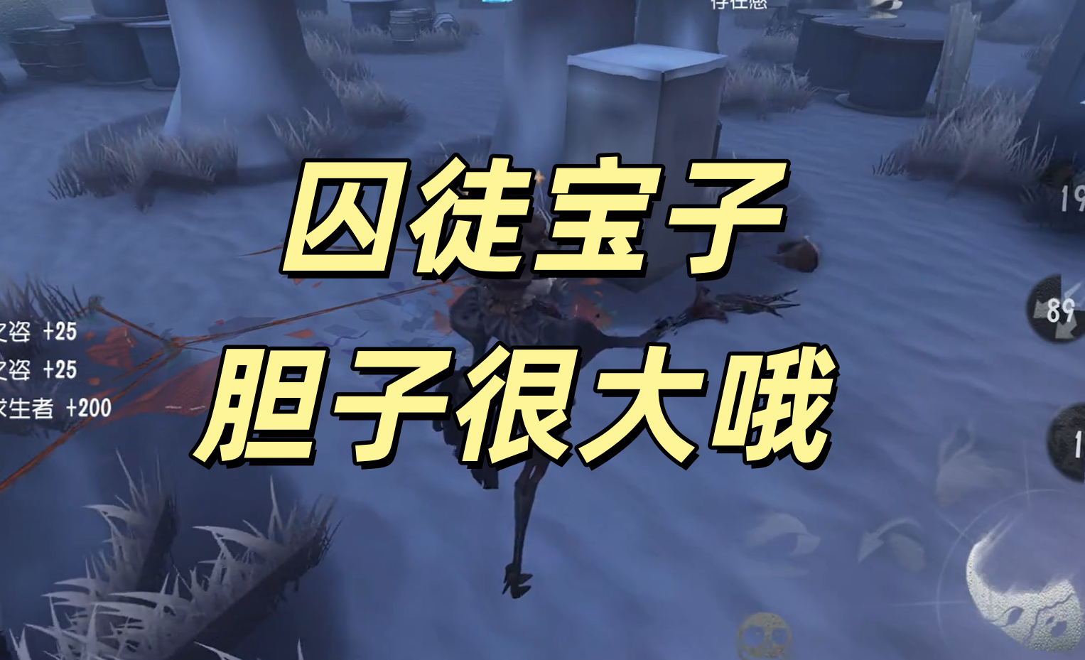  囚徒宝子胆子很大哦