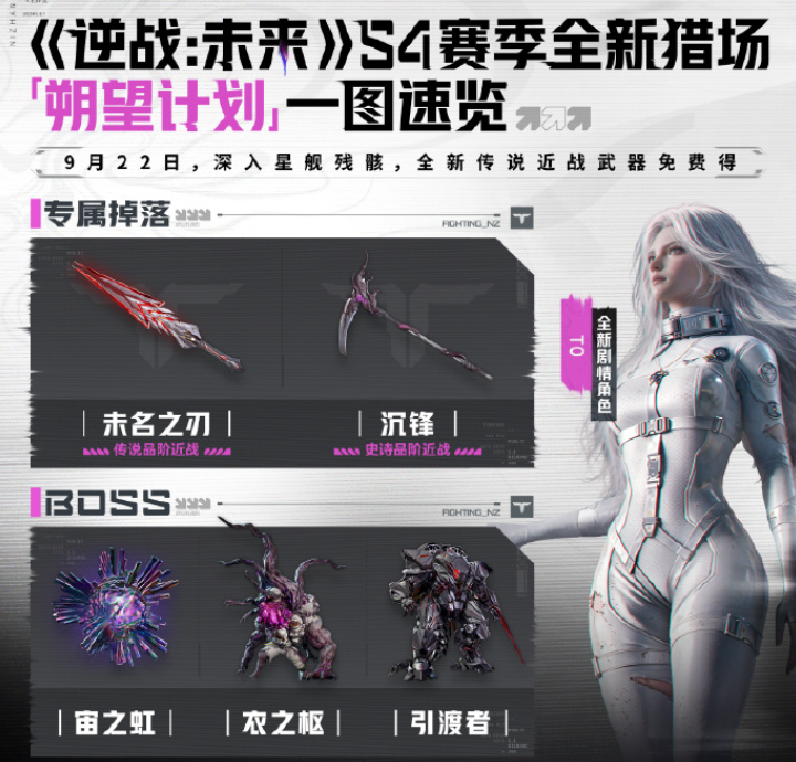游戏资讯：《逆战未来》预告全新原创猎场朔望计划；《无畏契约手游》与欢乐谷联动开启