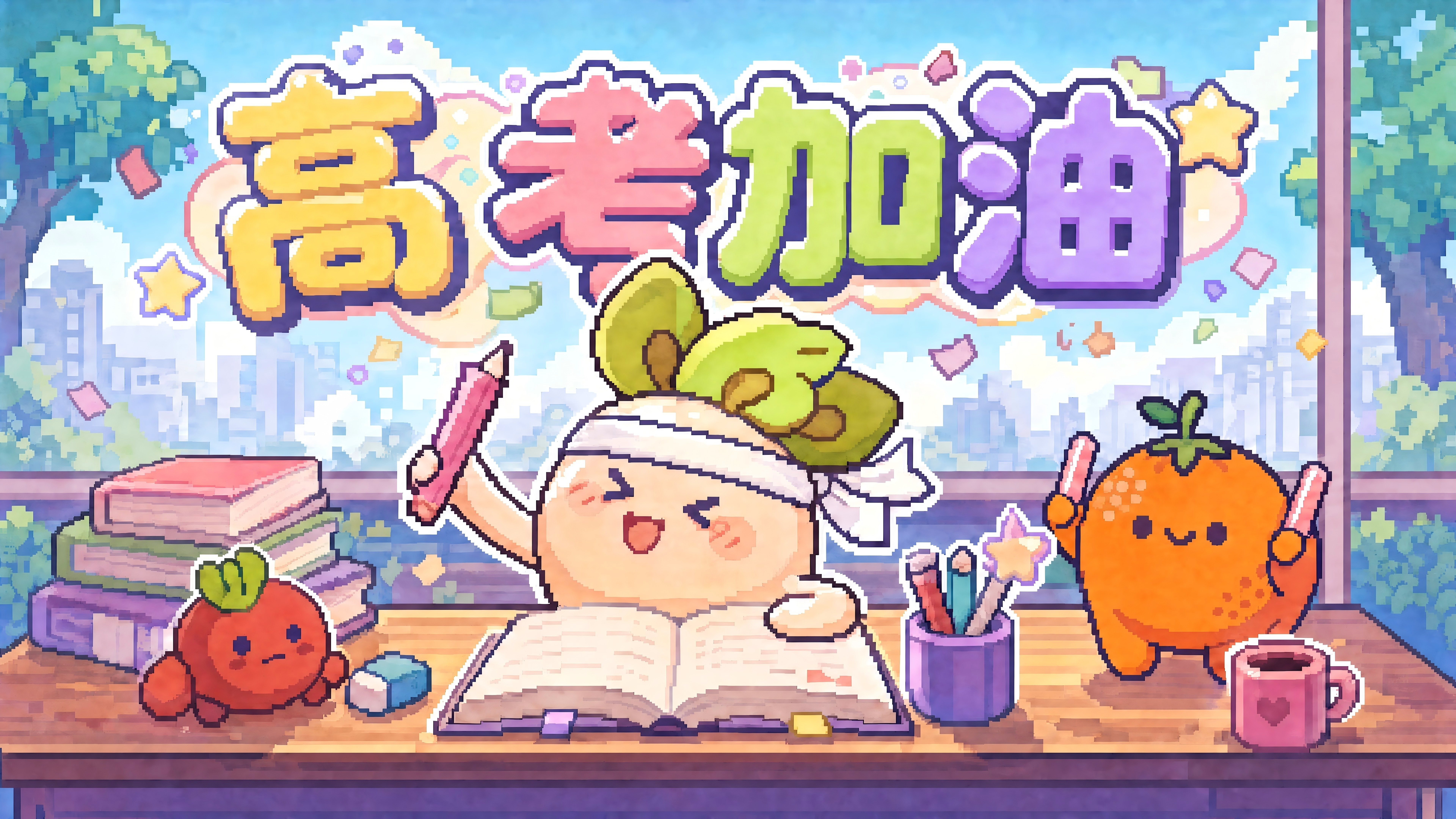 等考完试，就去当一颗自由的大头菜吧！
