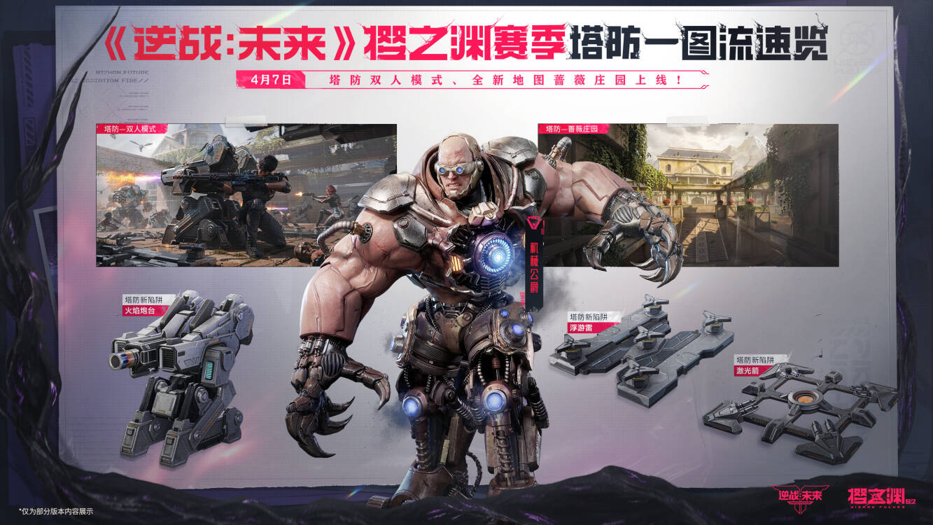 《逆战：未来》S2新赛季「樱之渊」塔防一图流速览