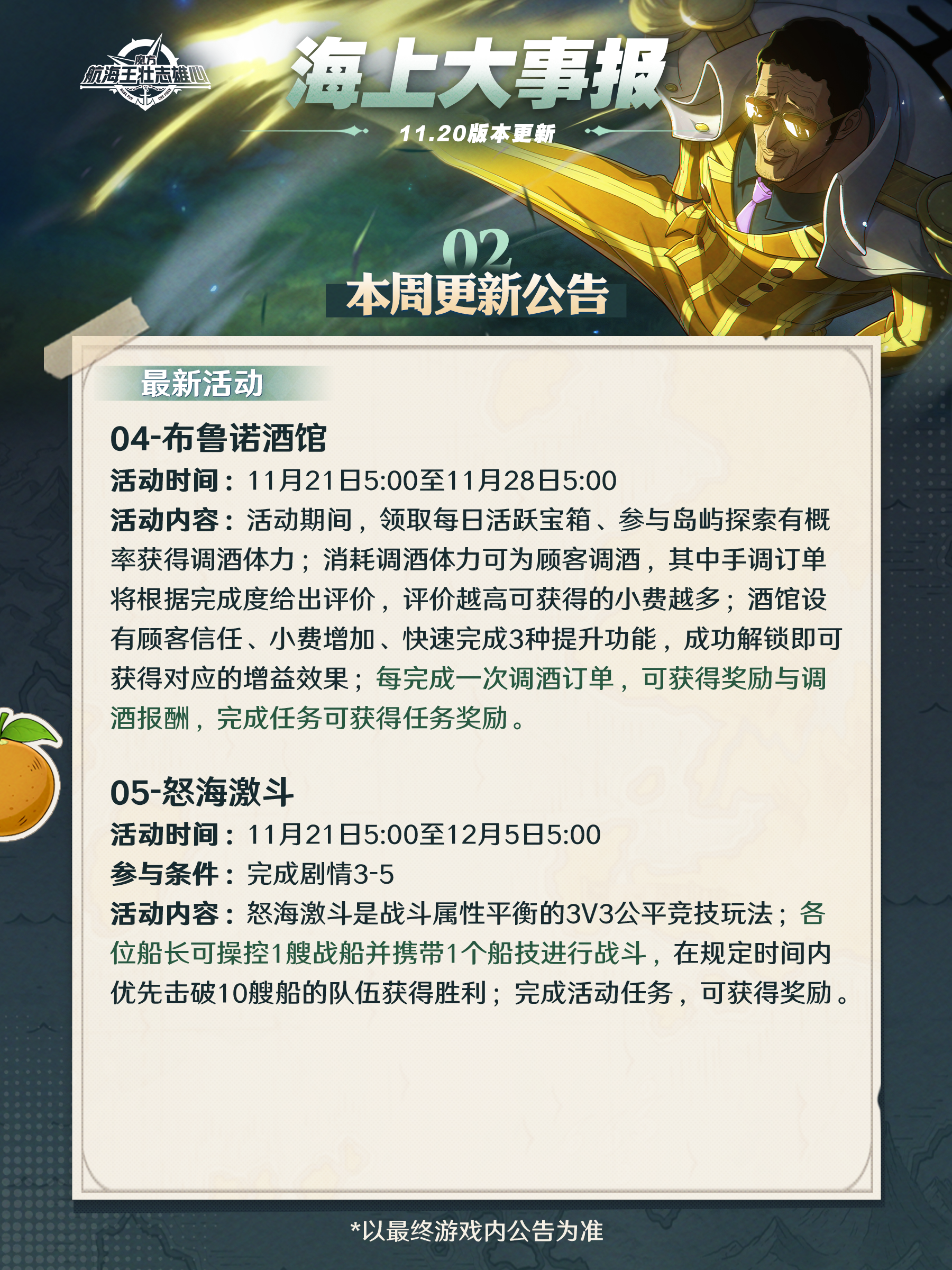 海上大事报｜黄猿周边礼包上新！