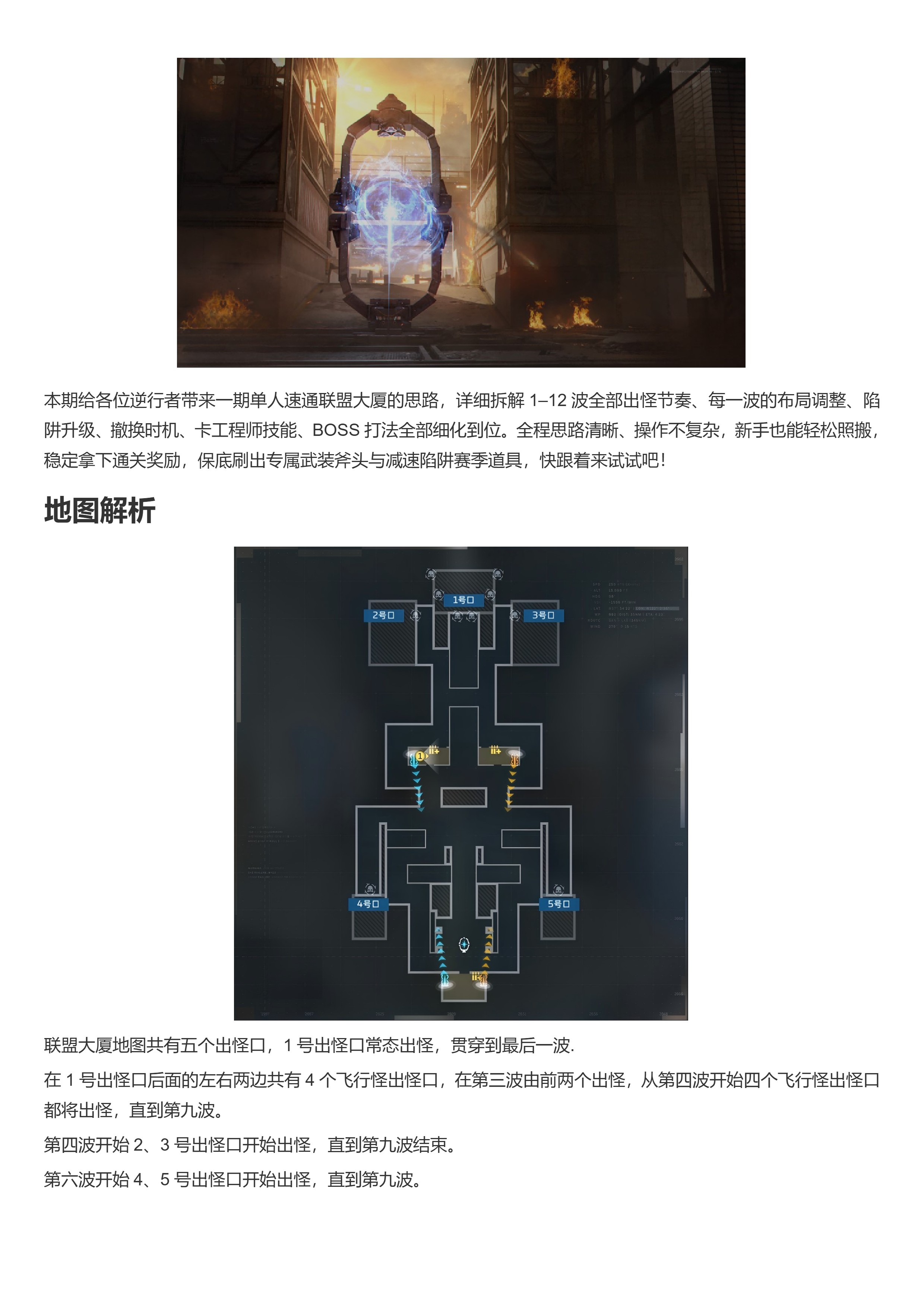 逆行大厦挑战10,单人打法诠释极致速通