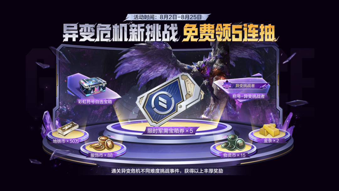 【免费送】地铁限定大金和珍宝、全新枪皮肤、全新降落伞等你拿！还有空投节全福利大揭秘！