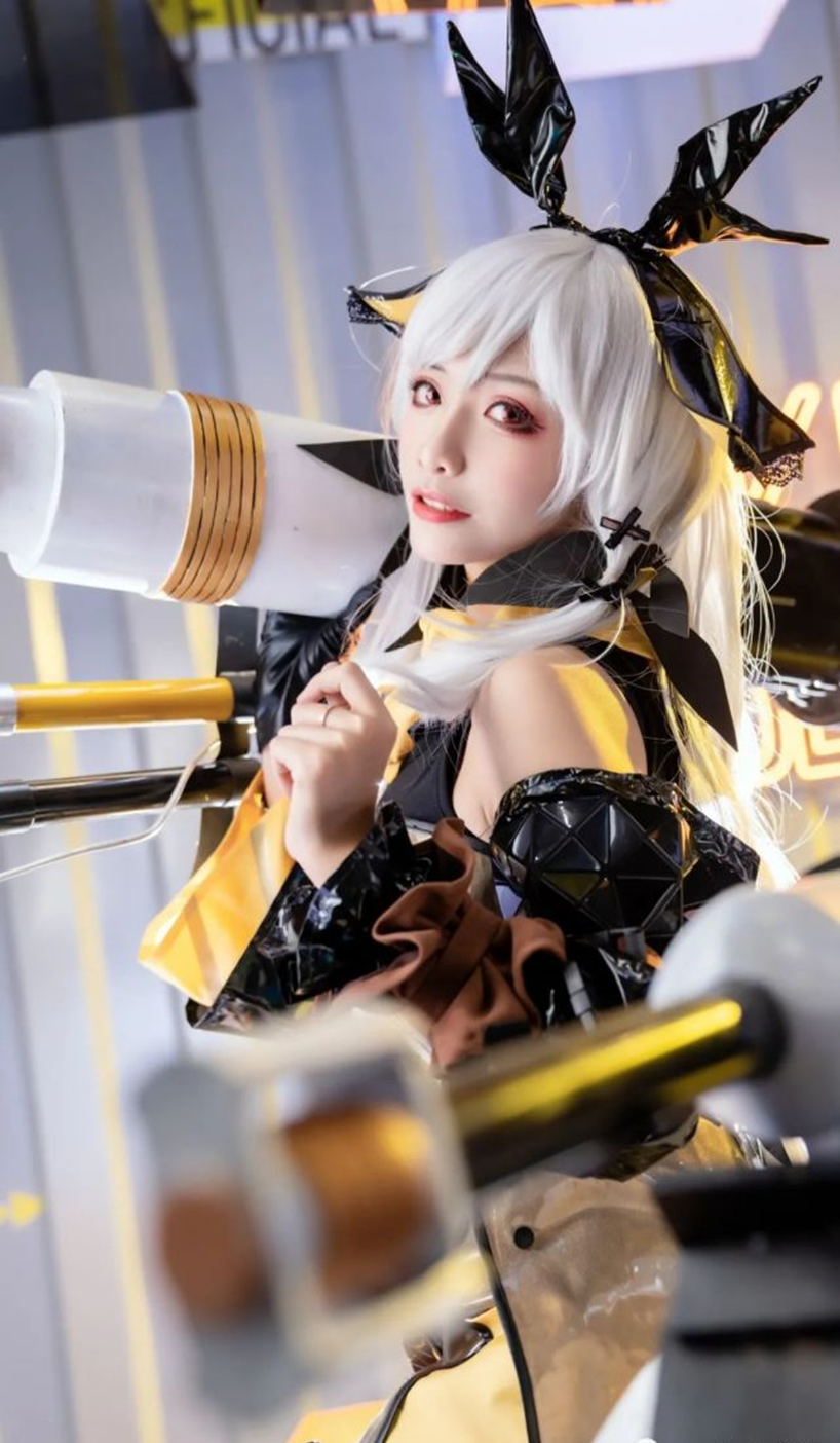 cos：明日方舟温蒂和森蚺cos正片@流一