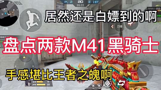 穿越火线-枪战王者：盘点两款M41黑骑士