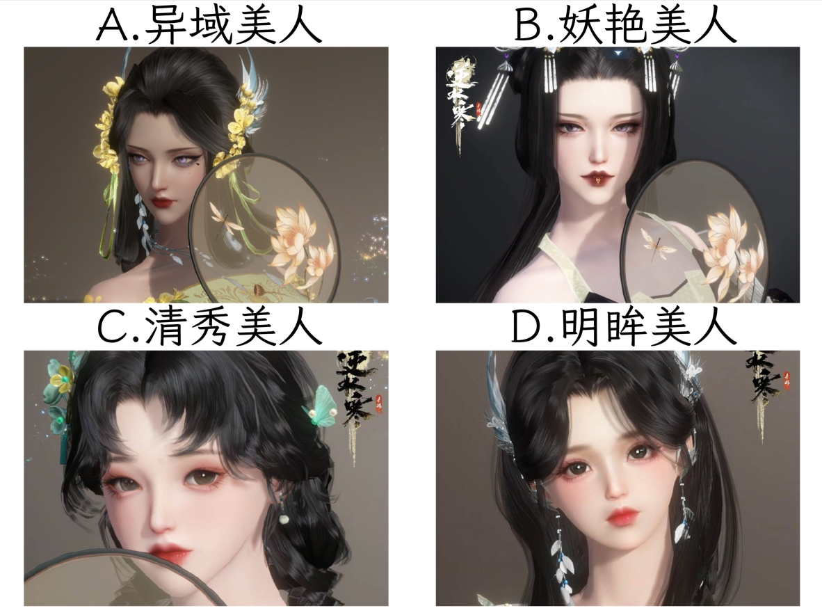 【已开奖】你最喜欢哪个捏脸作品？