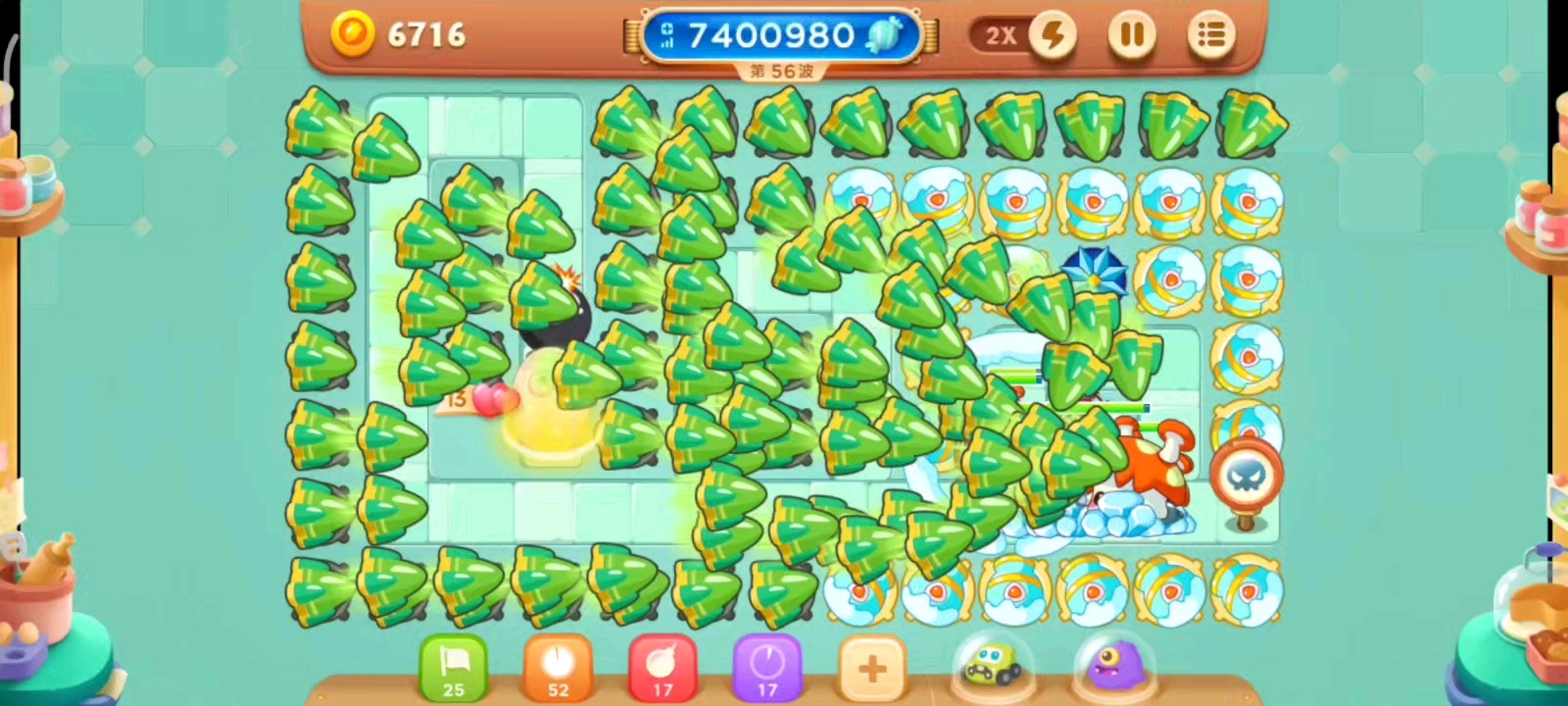 保卫萝卜3糖果赛两雪花通关