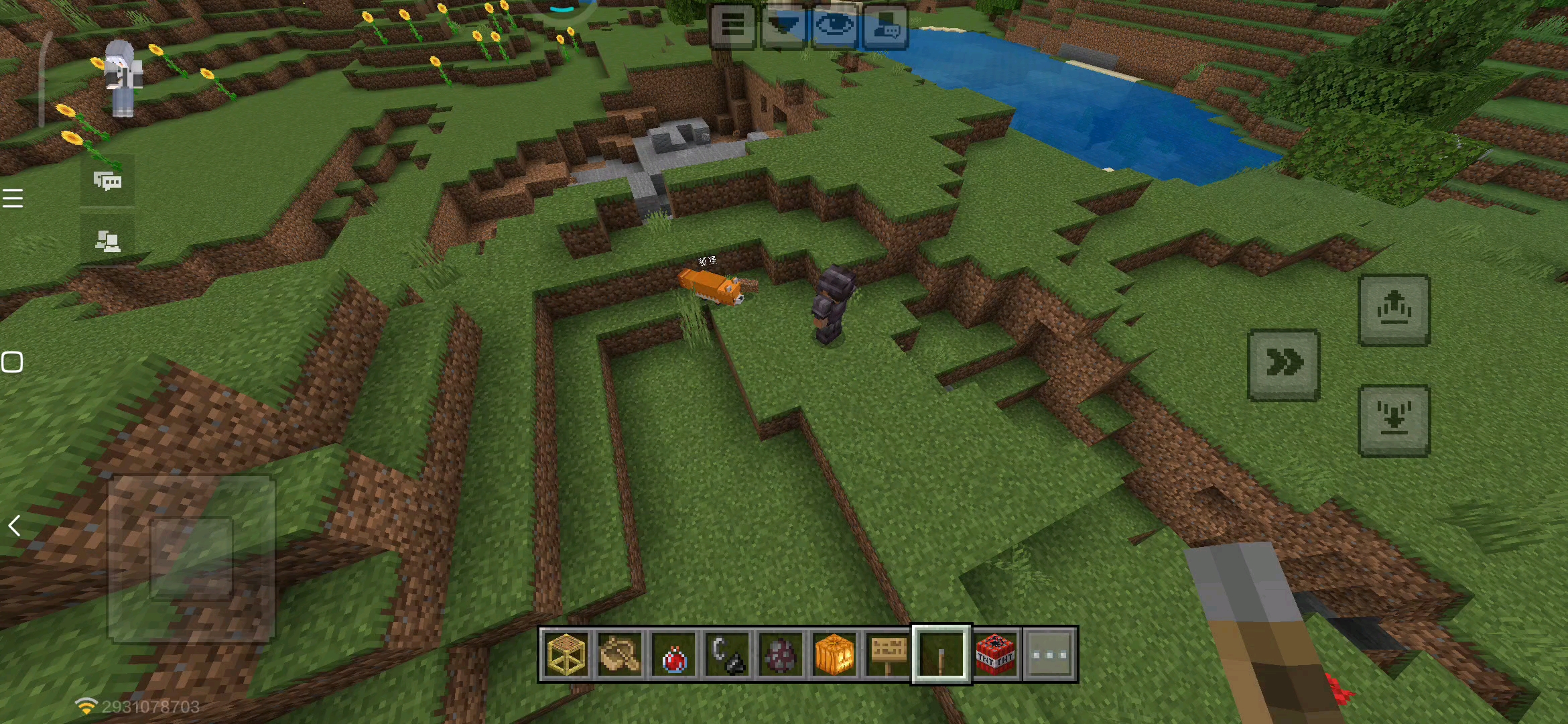 他似乎正在探索这个世界，跟后面看看。