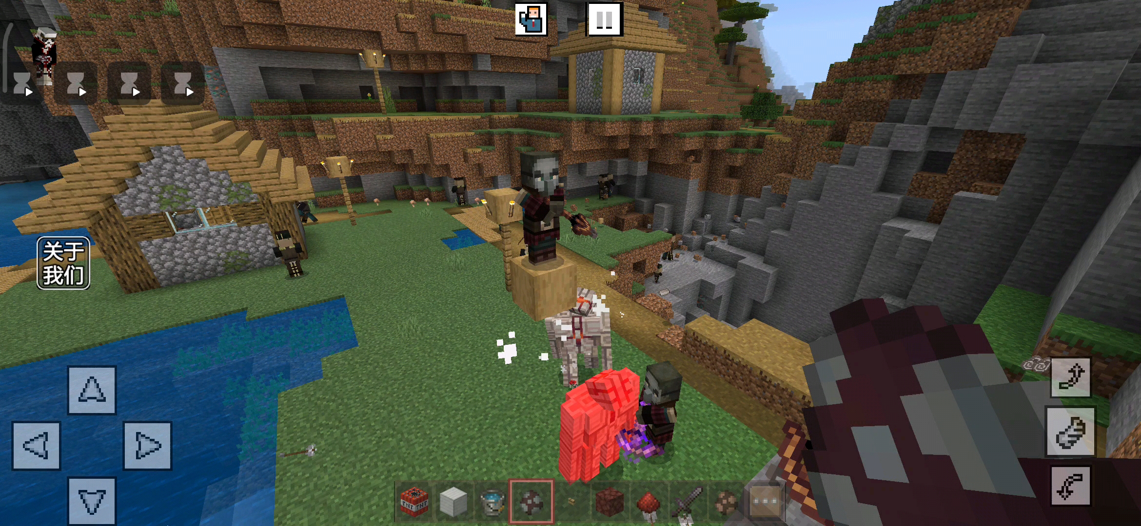 掠夺者也知道在三个以上铁傀儡就打不到了，帮铁傀儡一把。