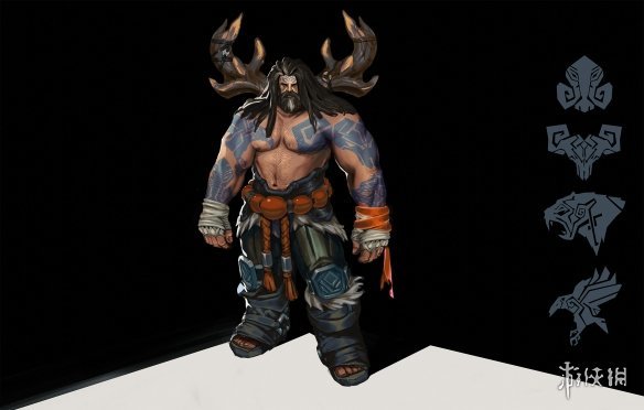 化身披头散发猛男！《英雄联盟》乌迪尔重做设计图公开