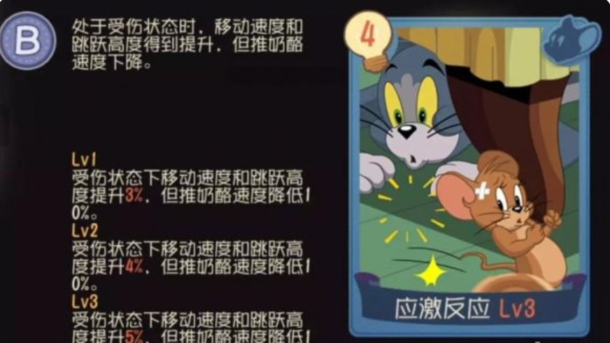 《猫和老鼠》应激反应知识卡有什么用？