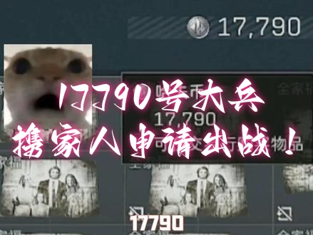 17790号大兵携家人申请出战！