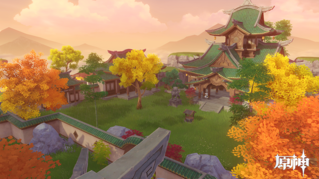 原神家园第四期设计中式内景设计图壹