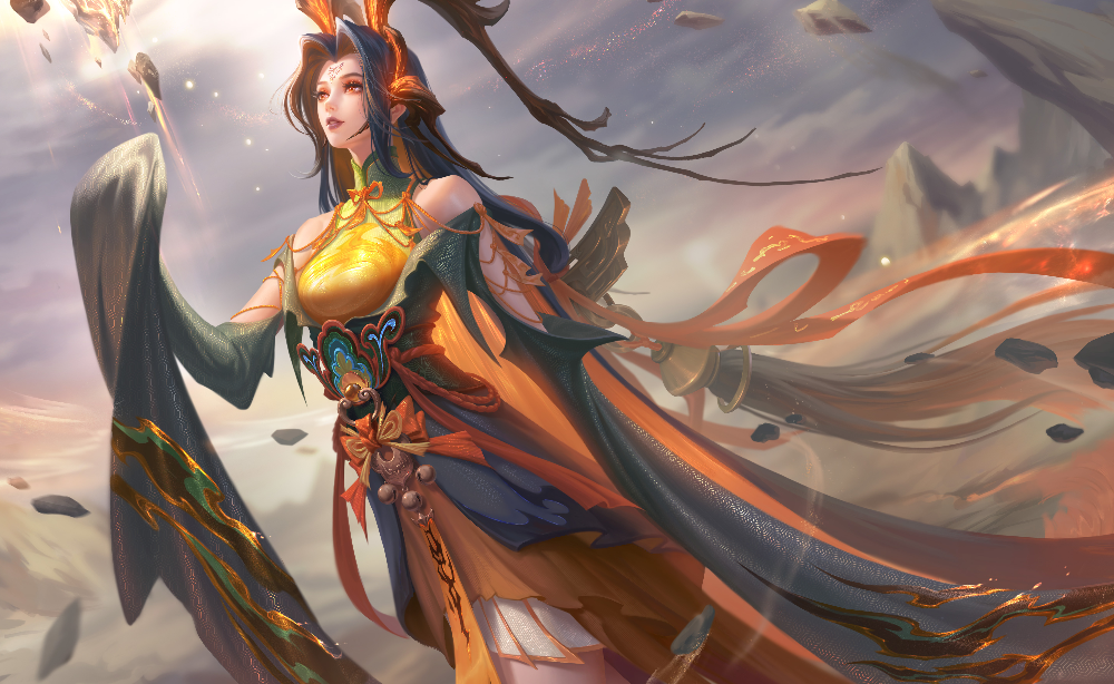 《曙光英雄》法师游侠！女魃技能解析与玩法攻略，掌握她等于掌握了胜利！