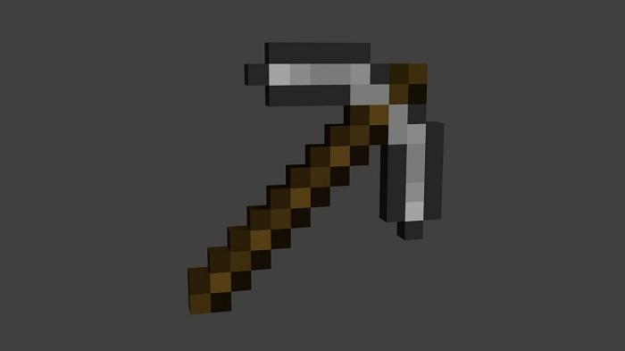 "得罪"自己的同伴,就会毫不犹豫地将手中的矿镐丢在了地上借给他们