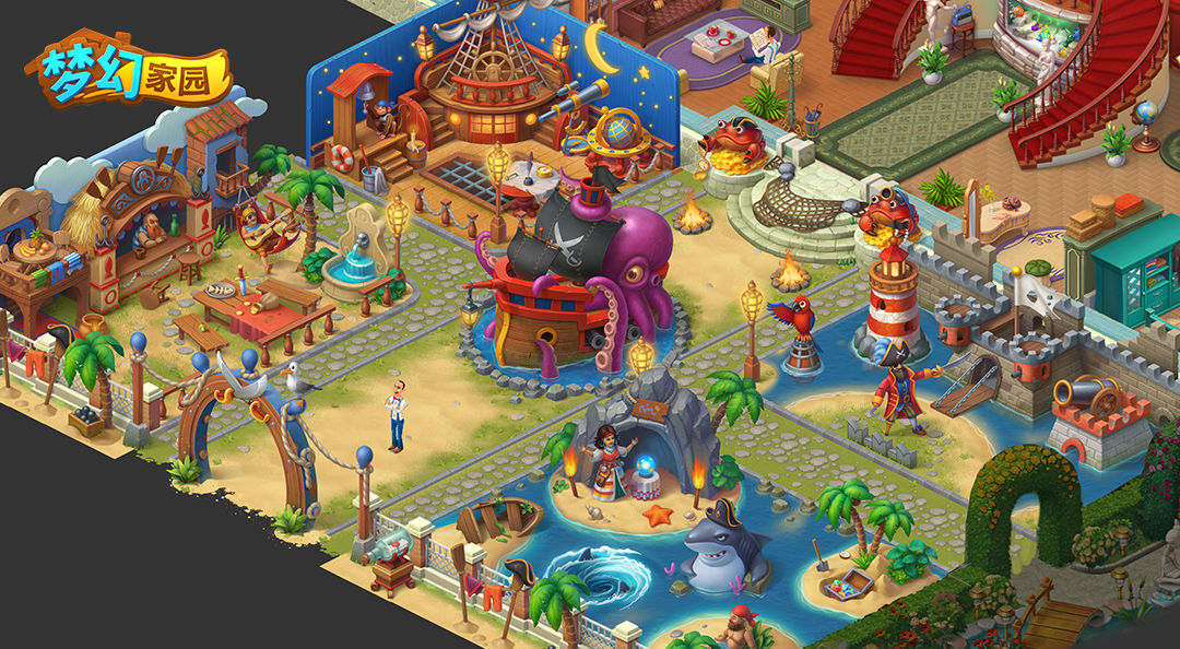 【版本更新】甲板集合，和奥秃船长一起航海探险