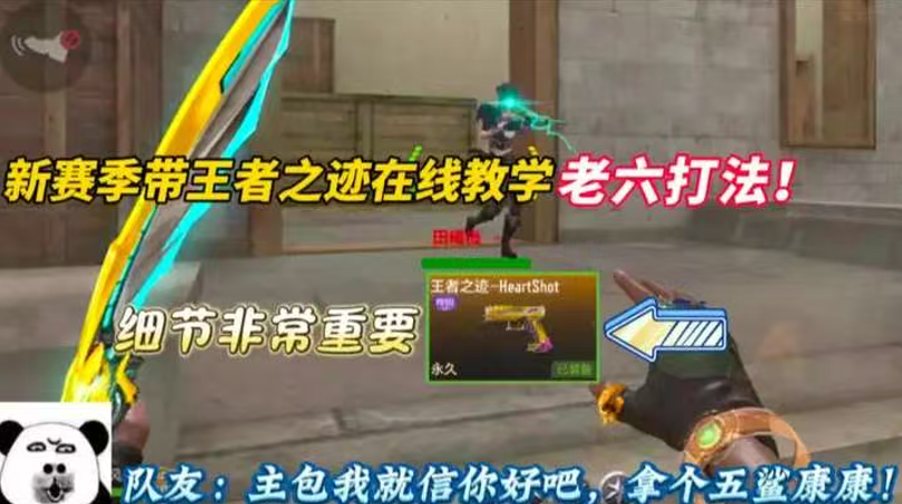 新赛季带王者之迹在线教学老六打法!