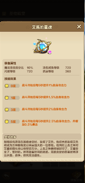 【圣物图鉴】艾酱的星魂