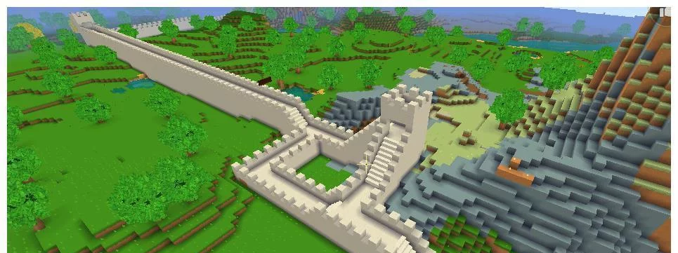 万里长城还原 - 迷你世界-小米游戏中心