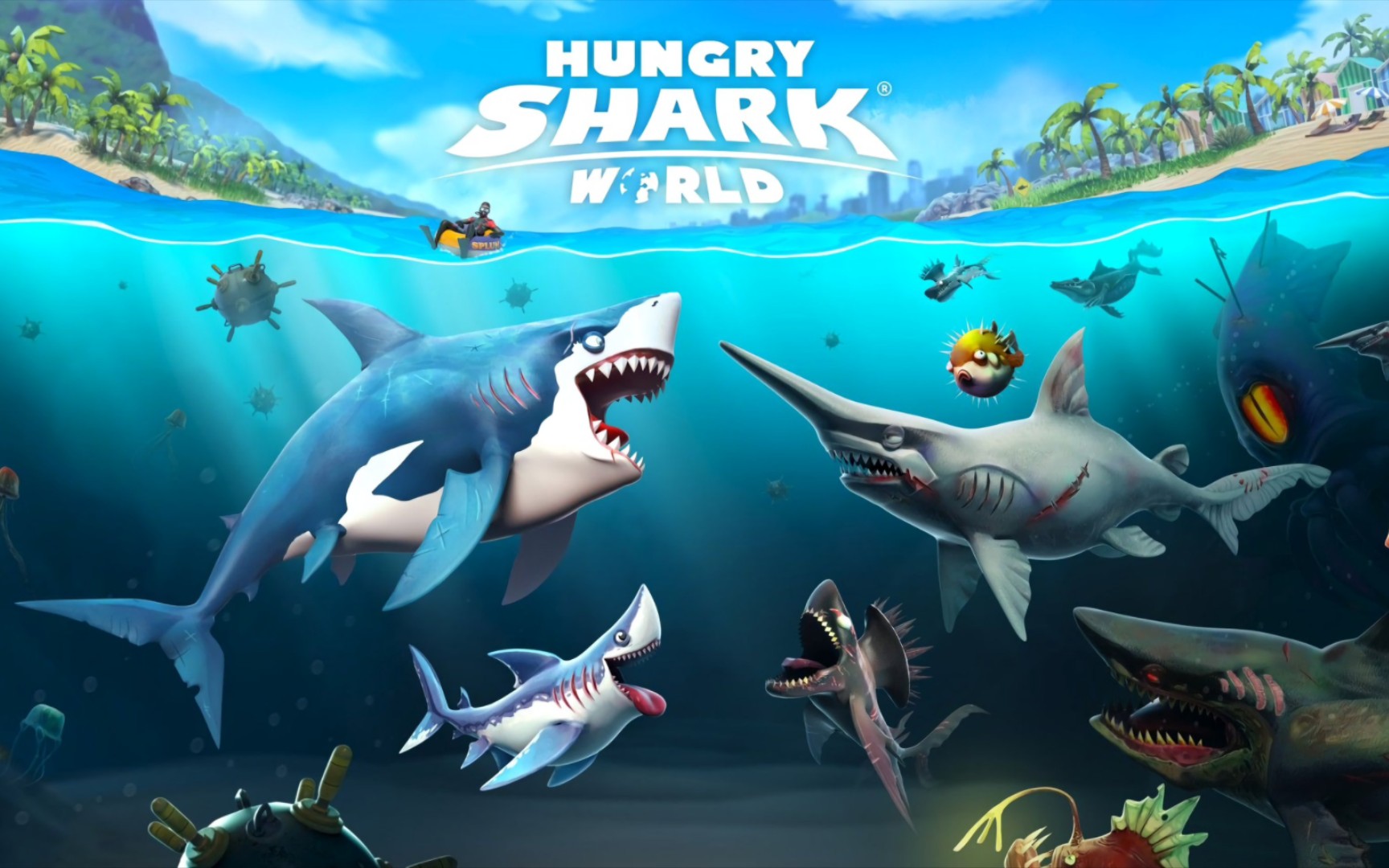 《饥饿鲨：世界》成为深海霸主，挑战无尽猎物！