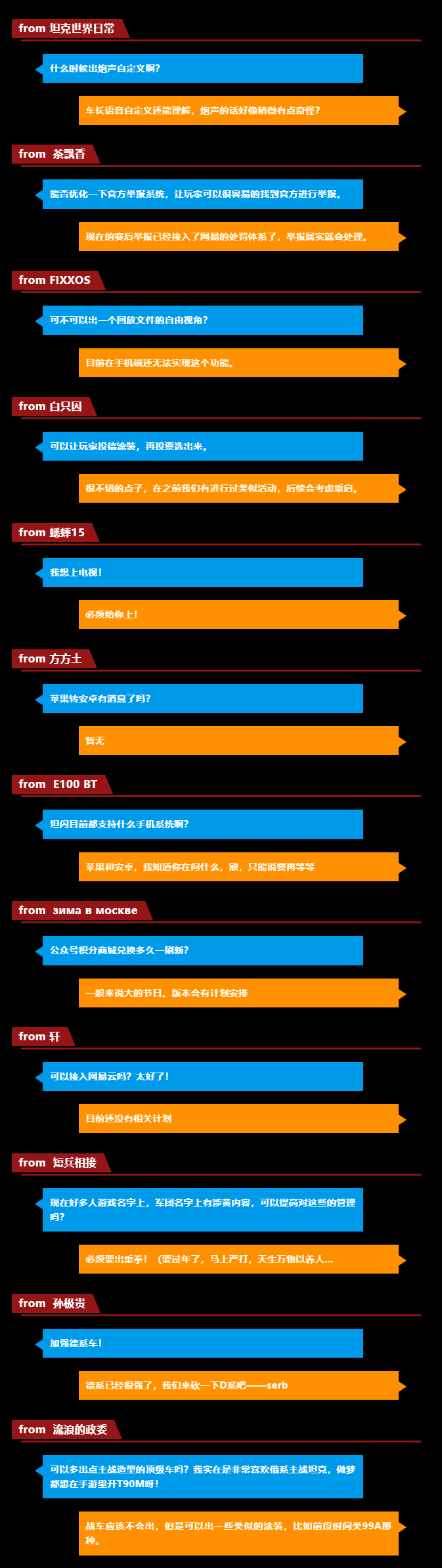 Q&A丨【第215期】官方问答：涂装投稿重启，举报系统有用了？