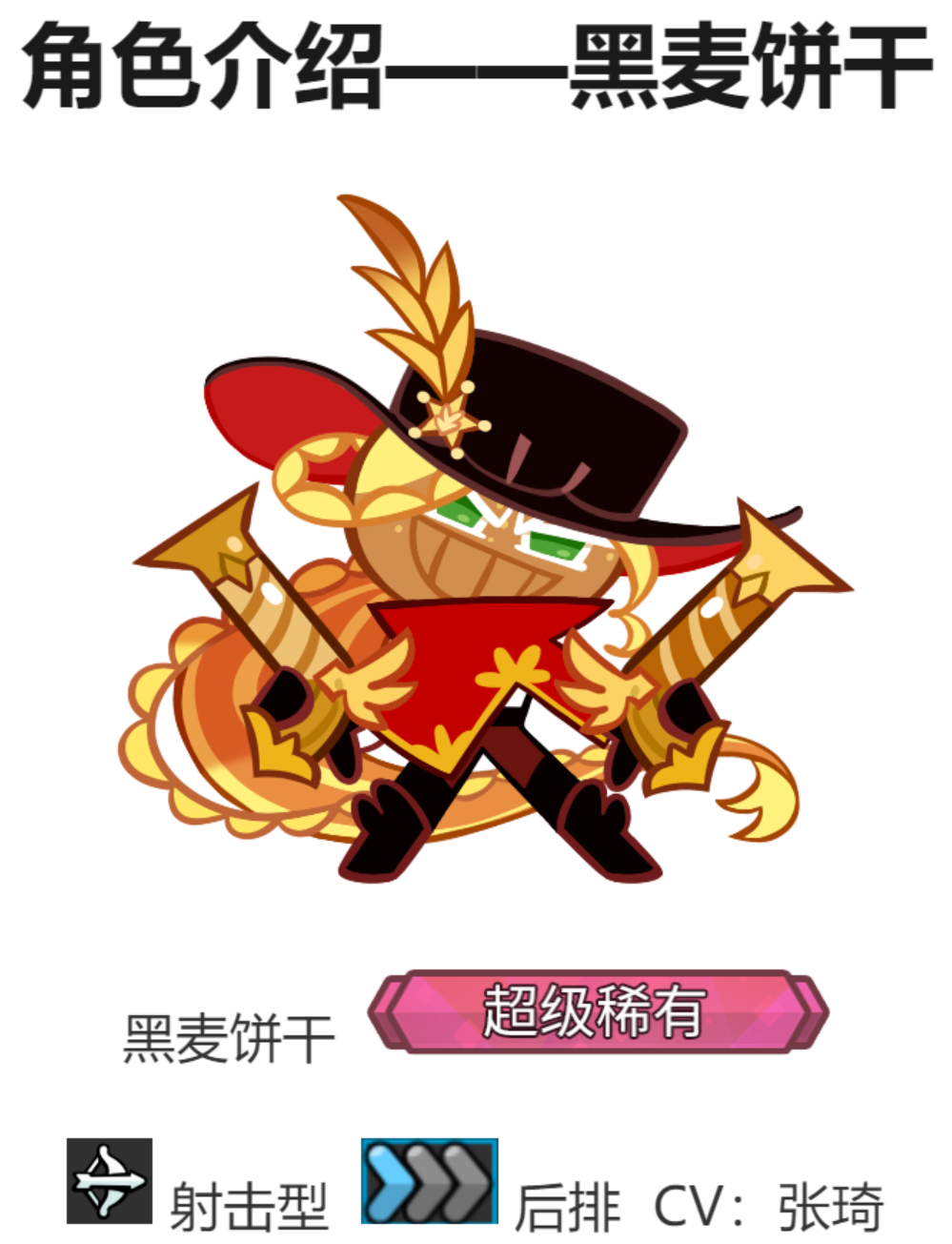 角色介绍——黑麦饼干