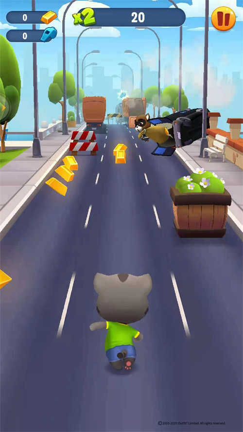 《汤姆猫跑酷》：逼真的游戏场景，真实的游戏体现