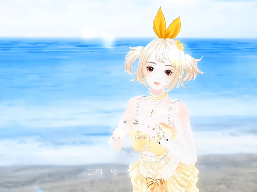 浪吻沙，风卷夏