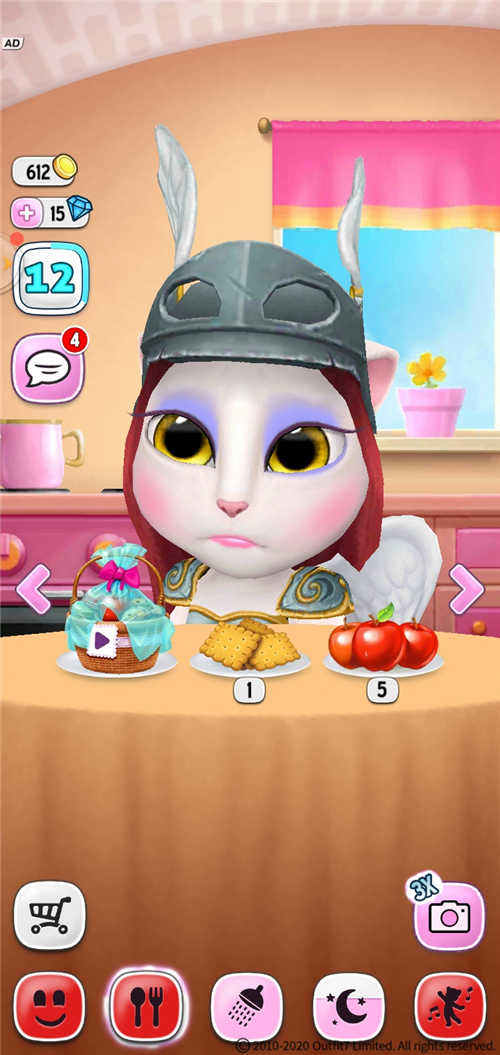 圆圆脑袋白色皮毛，可爱小公主！——《我的安吉拉》