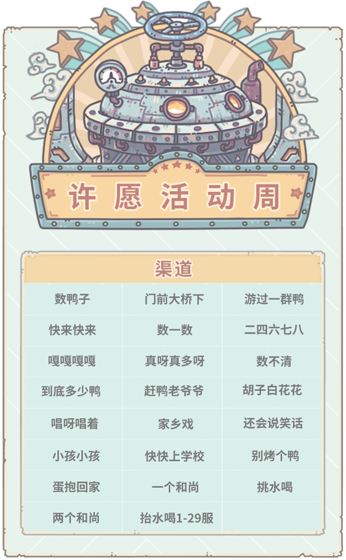 【活动预告】0611活动预告，大祈愿之阵开启！