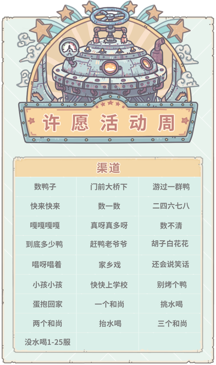 【活动预告】0723活动预告，大祈愿之阵开启！