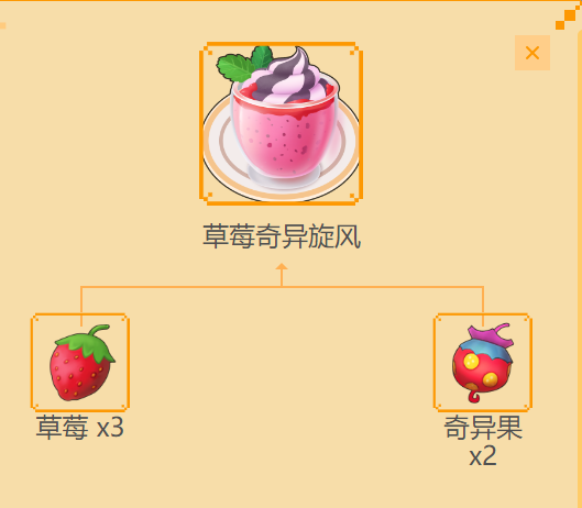摩尔庄园菜谱图鉴之——草莓奇异旋风