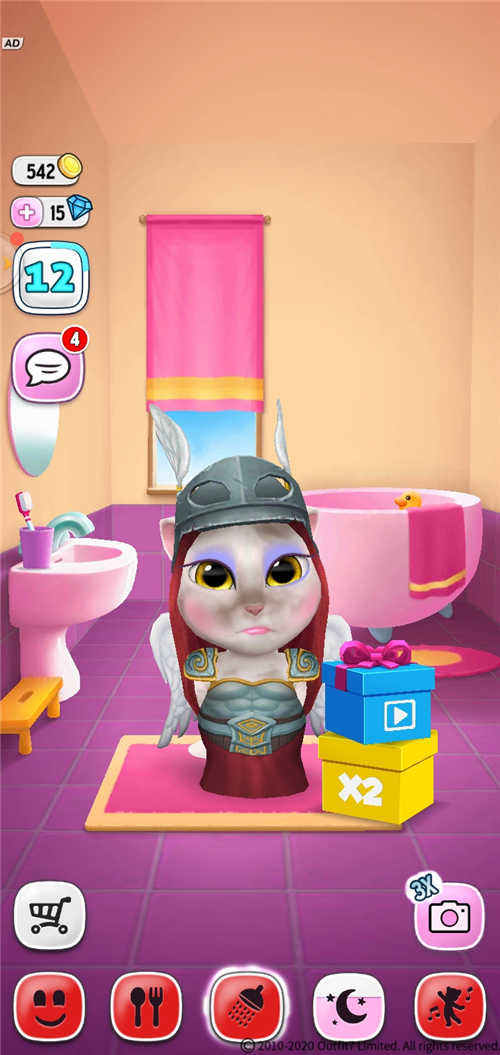 圆圆脑袋白色皮毛，可爱小公主！——《我的安吉拉》