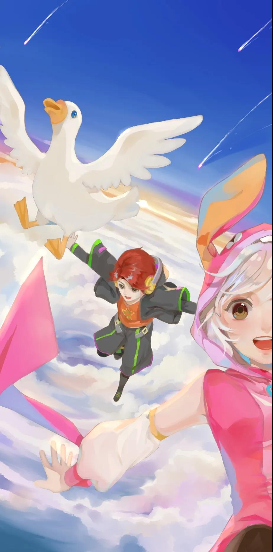 星球同人站 | 夏日星球壁纸合集！原来你是这样的大鹅……