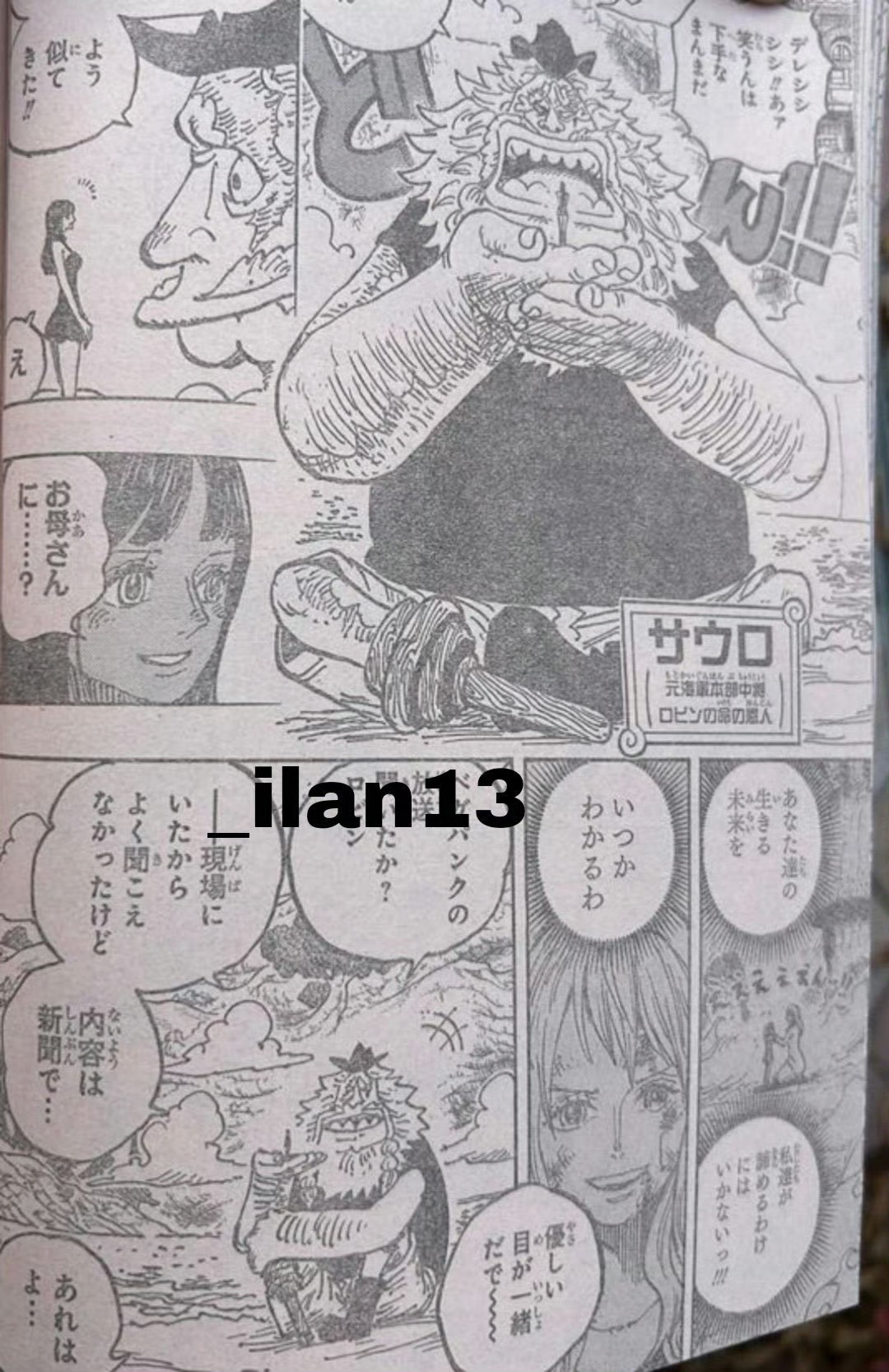 《航海王》漫画1133话：罗宾和萨乌罗22年再相聚，海米称赞「催泪神回」！