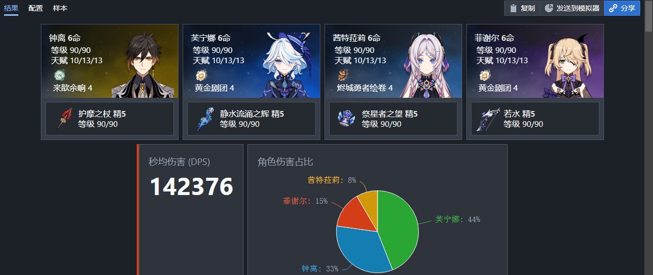 极中极！赤沙长夜钟离主C物理流登龙+火下落武神12层全间连打