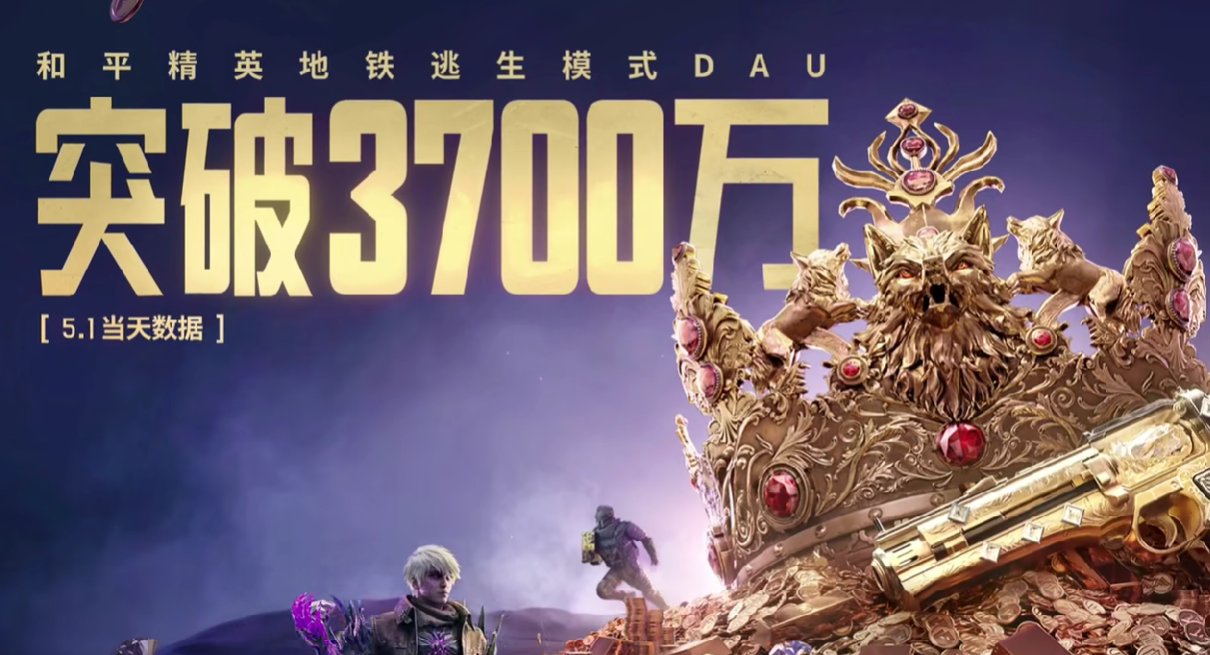 游戏资讯：《和平精英》地铁逃生DAU破3700万；《恋与深空》4.0版本前瞻定档6月27日