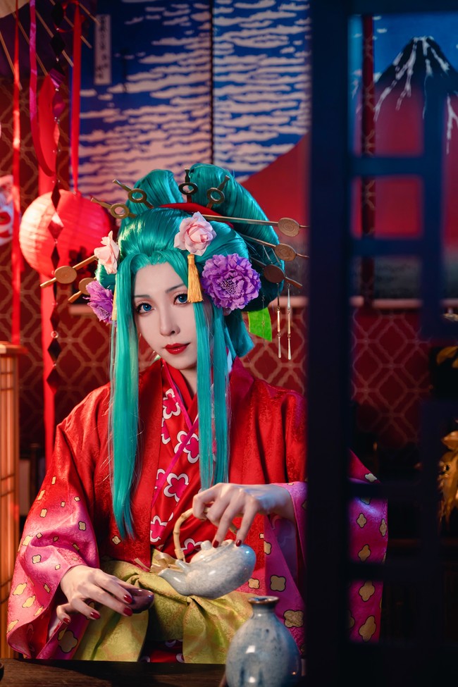 航海王cos 光月日和花魁小紫 航海王热血航线 小米游戏中心