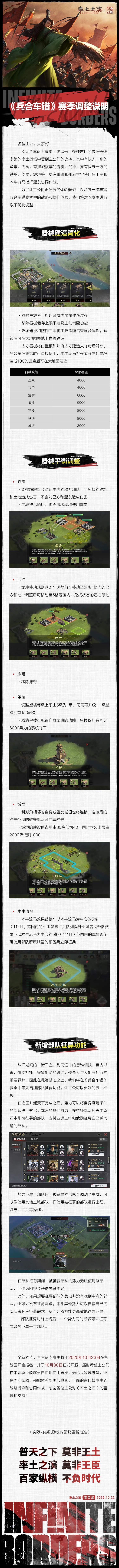 《兵合车错》赛季调整说明