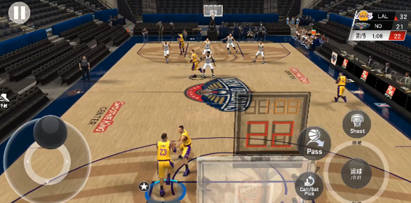 美职篮2K20：三分球战术主导PG发起动作找挡拆机会打开空间