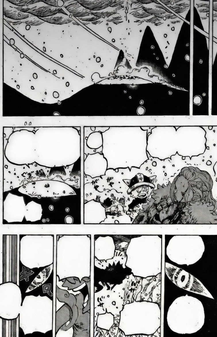 《航海王》漫画1174话：“巨龙”洛基降下雷雪，五档路飞反击神之骑士团？