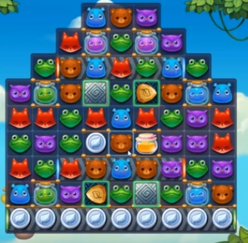 开心消消乐：遇到多类收集目标，可同时贯通魔法石及精灵的额外消除效果