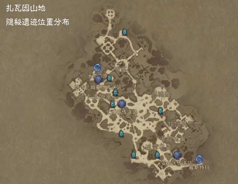 扎瓦因山地地图探索100%全攻略-小米游戏中心