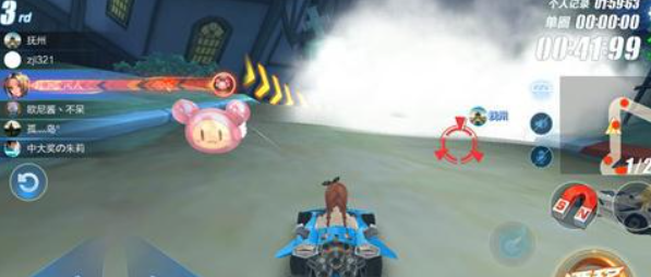 QQ飞车手游：道具赛反超，终点要比起点好